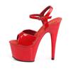Pleaser - ADORE709 KnöchelriemenSandale, Poledance Schuhe - Pole dance schuhe - Rot Product image